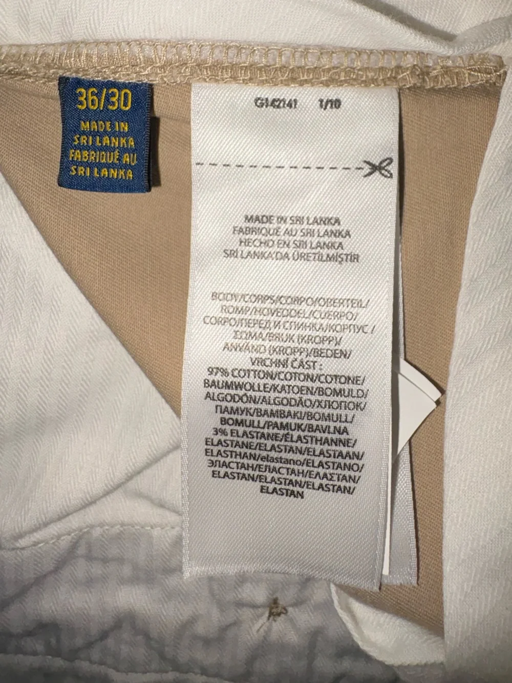 Polo Ralph Lauren 36x30 Khaki Pants | Stretch Classic Fit Mens